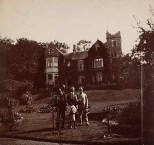 1898 Philip de László, Charles Henry Minot, Joseph Grafton Minot and Grafton Winthrop Minot in the garden at Berwick Lodge, Ryde, Isle of Wight