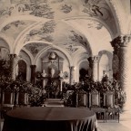1898 Vaulted hallway, probably Carolath Castle, Carolath, Germany