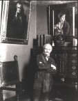 1930 c. Philip de László in his Studio at 3 Fitzjohn's Avenue, London